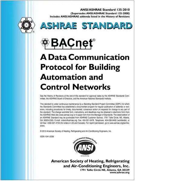 Ashrae 135 10 Bacnet A Data Communication Protocol For Bldg Automation And Control Networks Pdf Download