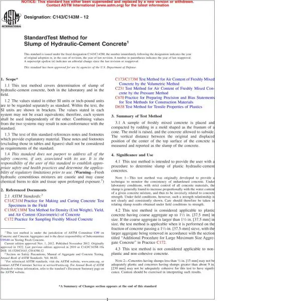 Concrete Method Statement PDF Free, PDF, Concrete
