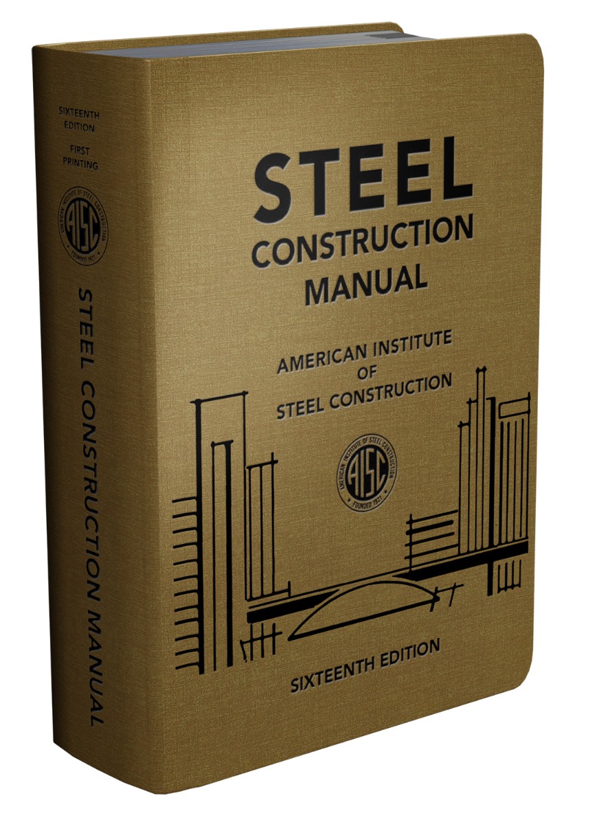 AISC Steel Construction Manual 15th sold Edition