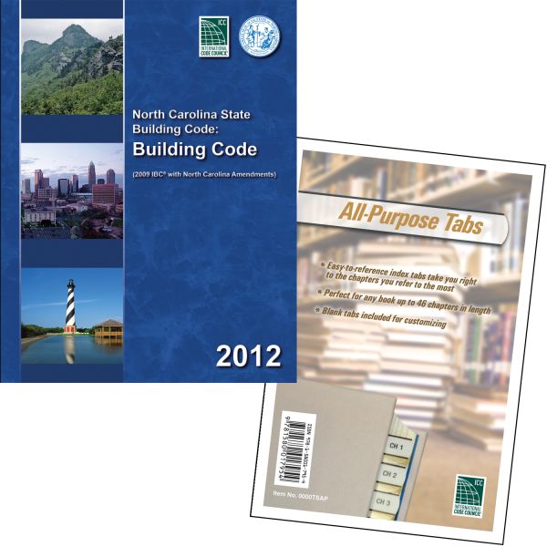 North Carolina State Building Code: Building Code 2012 and Tab Combo