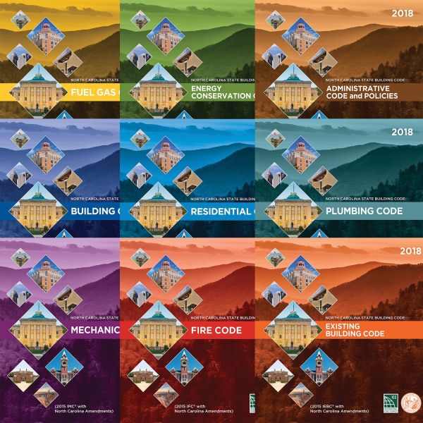 2018 North Carolina Building Code Bundle