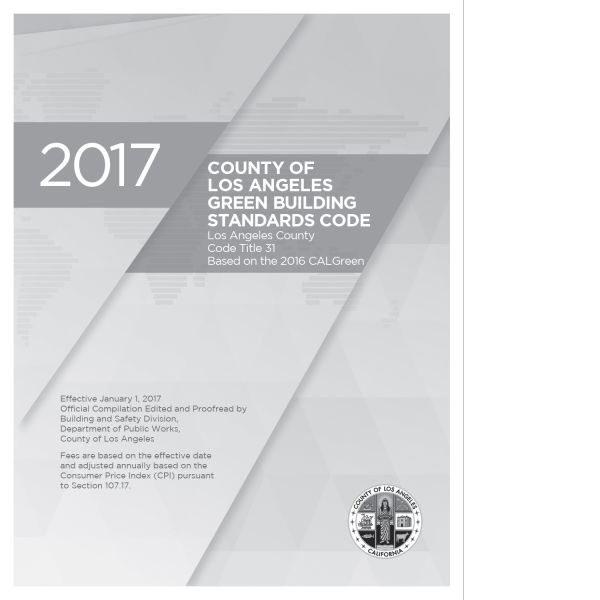 2017 County of Los Angeles Green Building Standard Code - Amendments only