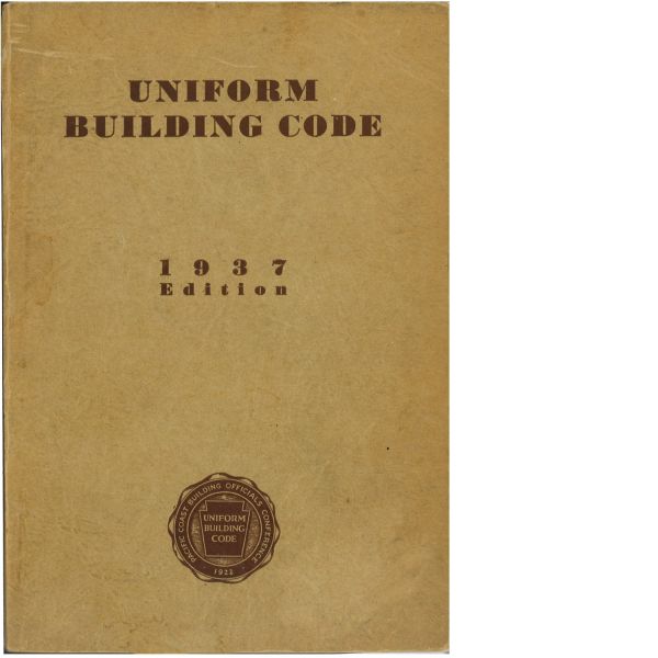 1937 Uniform Building Code (Download)