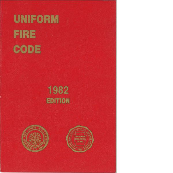 Fire Code History 1982 Uniform Fire Code (Download)