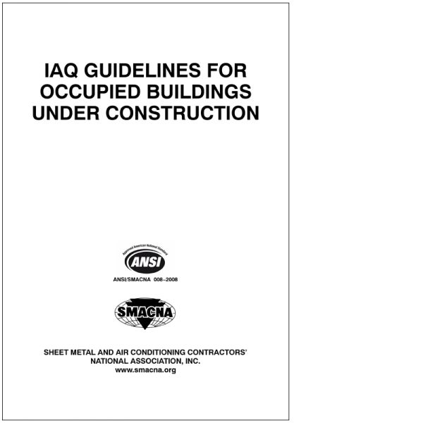 Iaq Plan Sample IAQ Guidelines for Occupied Buildings Under Construction