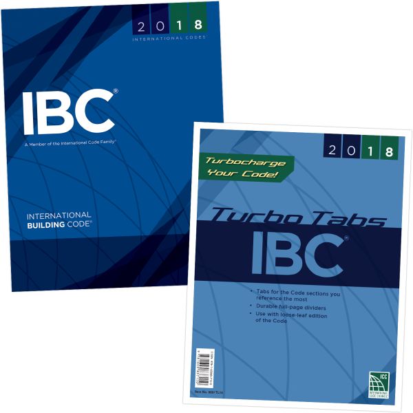 2018 International Building Code & Tab Combo