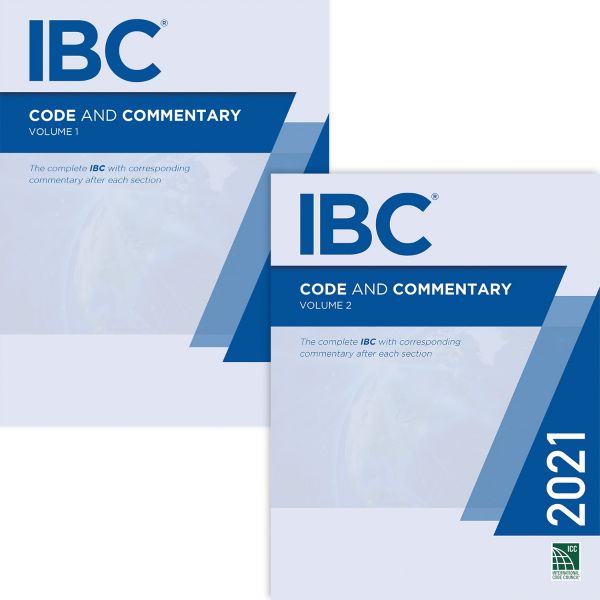 2021 IBC® Code and Commentary Combo, Vol. 1 & 2