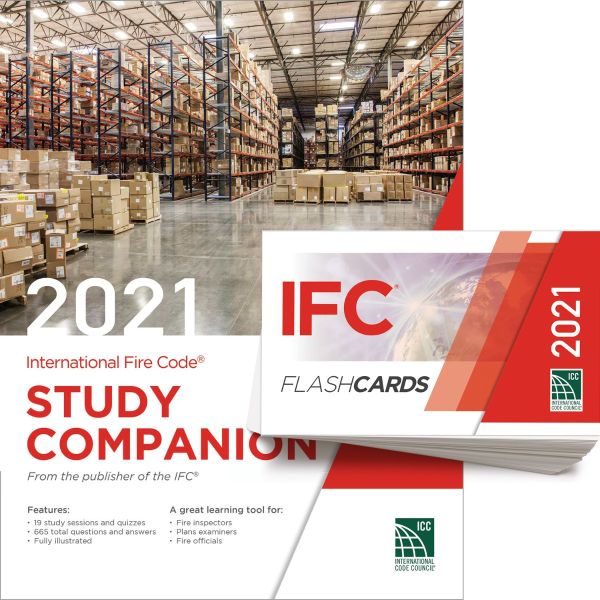2021 International Fire Code Study Companion and FlashCards Combo