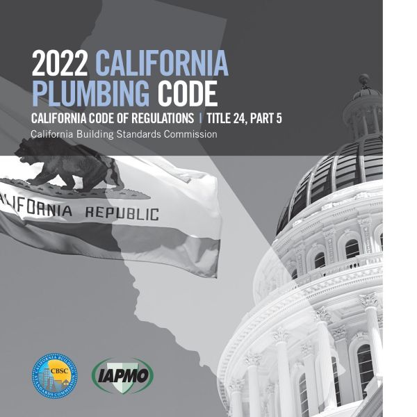 2022 California Plumbing Code, Title 24 Part 5