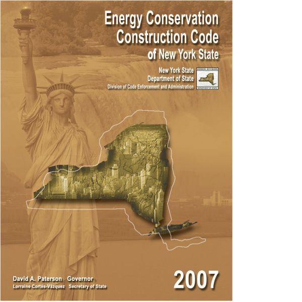 Energy Conservation Construction Code of New York State, 2007 (PDF