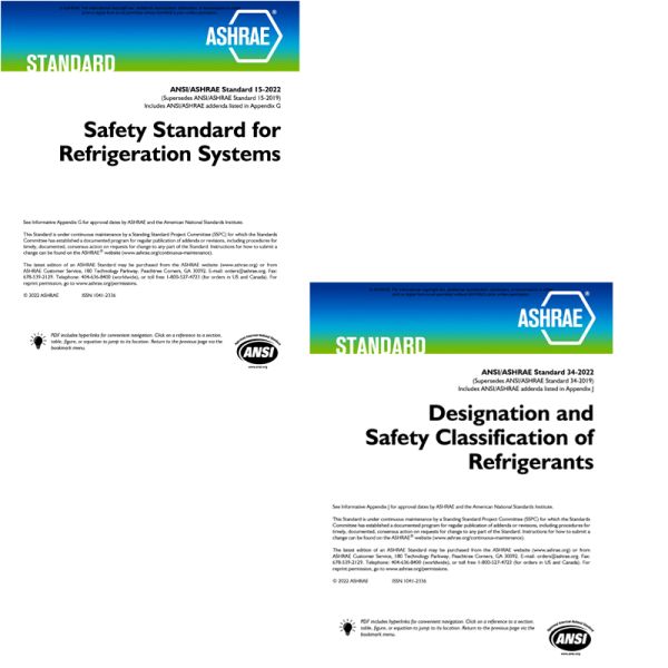 ASHRAE Standard 15-2022 (packaged W/ Standard 34-2022) -- Safety ...