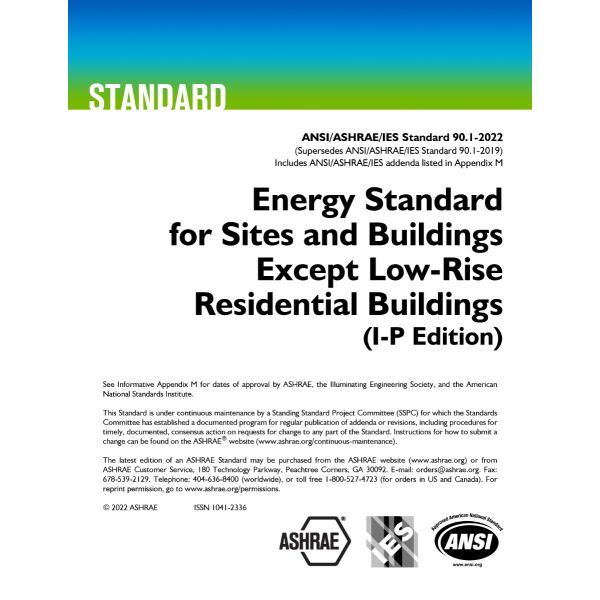 ANSI/ASHRAE/IES Standard Energy Standard for Sites and