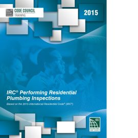 2015 IRC® Performing Residential Plumbing Inspections cover image