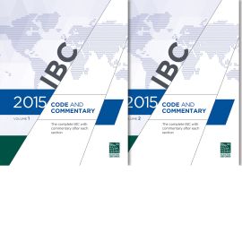 2015 IBC® Code and Commentary Combo, Vol. 1 & 2 (Cover Image)