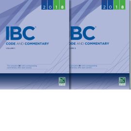 2018 IBC® Code and Commentary Combo, Vol. 1 & 2 (Cover Image)