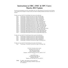 2011 Ohio Update Package, March 2013