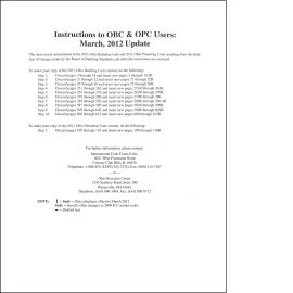 2011 Ohio Update Package – March 2012 