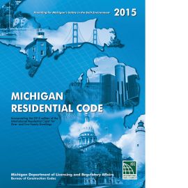 2015 Michigan Residential Code (Cover Image)