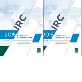 2015 IRC® Code and Commentary Combo, Volumes 1 & 2 (Cover Image)