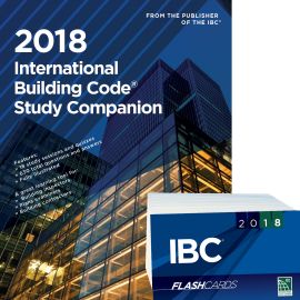 2018 International Building Code Study Companion and Flash Card Combo (Cover Image)
