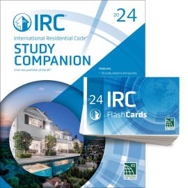 2024 International Residential Code Study Companion and FlashCards Combo