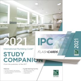 2021 International Plumbing Code Study Companion and FlashCards Combo
