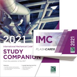 2021 International Mechanical Code Study Companion and FlashCards Combo