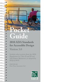 Pocket Guide: 2010 ADA Standards for Accessible Design, Version 3.0 Cover Image)