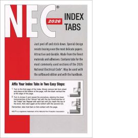 2026 NEC® Index Tabs