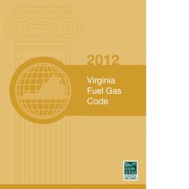 2012 Virginia Fuel Gas Code (Cover Image)