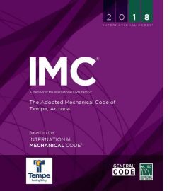 2018 The Adopted Mechanical Code of the City of Tempe cover image