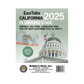 EasiTabs: 2025 California Plumbing Code Title 24, Part 5