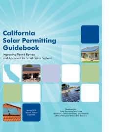 California Solar Permitting Guidebook, 2nd Edition (Cover Image)
