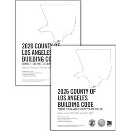 2026 County of Los Angeles Building Code (2 Volumes) - Amendments only
