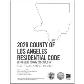 2026 County of Los Angeles Residential Code - Amendments only