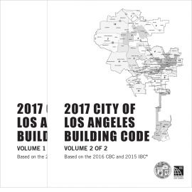 2017 City of Los Angeles Building Code - Amendments only (Cover Image)