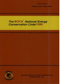1990 BOCA National Energy Conservation Code cover image