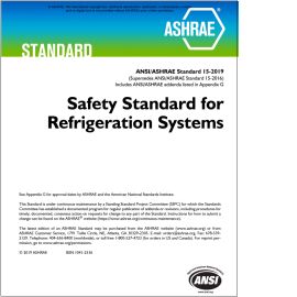 ANSI/ASHRAE 15-2019 Safety Standard for Refrigeration Systems image