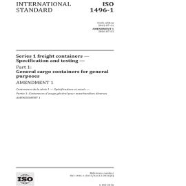 ISO 1496-1:2013/Amd1:2016-Amendment 1 Cover Image