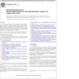 ASTM B251—10 Standard Specification for General Requirements for Wrought Seamless Copper and Copper-alloy Tube image