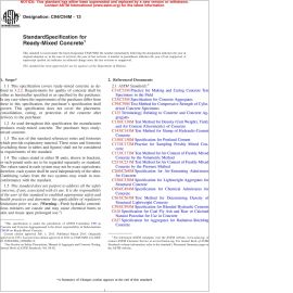 ASTM C94/C94M—13 Standard Specification for Ready-Mixed Concrete image
