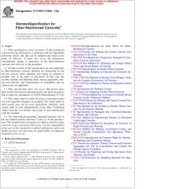 ASTM C1116/C116M—10A Standard Specification for Fiber-reinforced Concrete image