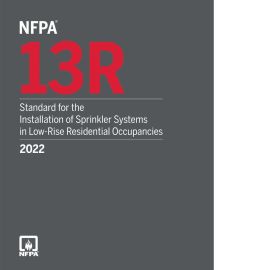 NFPA 13R - 2022, Standard for the Installation of Sprinkler Systems in Low-Rise Residential Occupancies