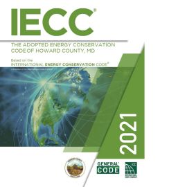 The Adopted Energy Conservation Code of Howard County - 2021 cover image