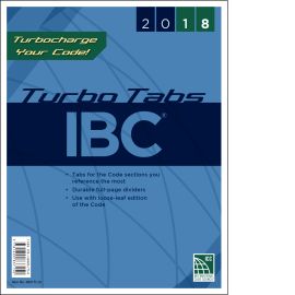 2018 International Building Code Turbo Tabs (Cover Image)