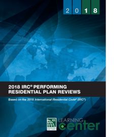 2018 IRC® Performing Residential Plan Reviews cover image