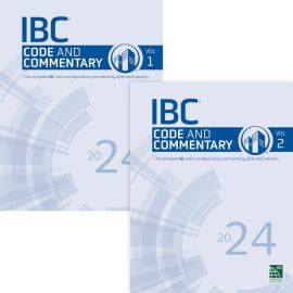 2024 IBC® Code and Commentary Combo, Vol. 1 & 2 