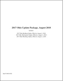 2017 Ohio Update Package, August 2018 (Cover Image)