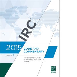 2015 IRC® Code and Commentary, Volume 1 (Cover Image)