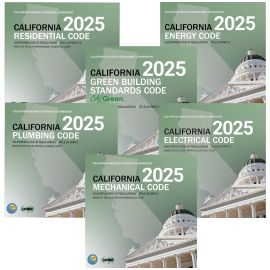 2025 California Codes Title 24 - Home Builder's Collection